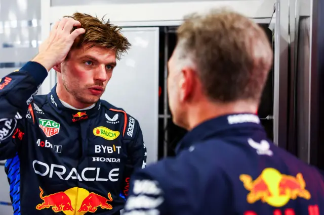 Max Verstappen at the Singapore GP.