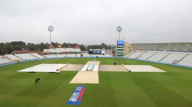 The scene at Trent Bridge