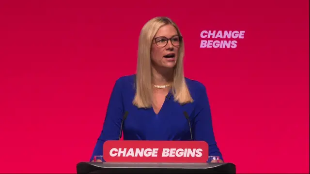 Ellie Reeves opens the Labour party conference