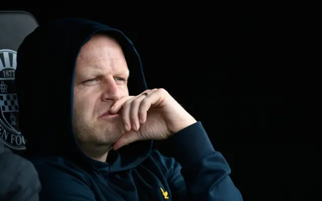 Steven Naismith cut a forlorn figure in the St Mirren dugout yesterday