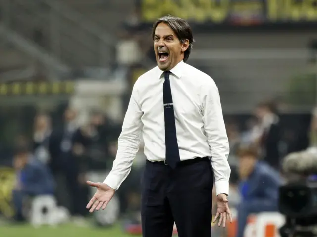 Inter Milan manager Simone Inzaghi