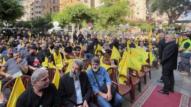 A funeral in Beirut