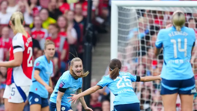 Park reacts to her stunning goal