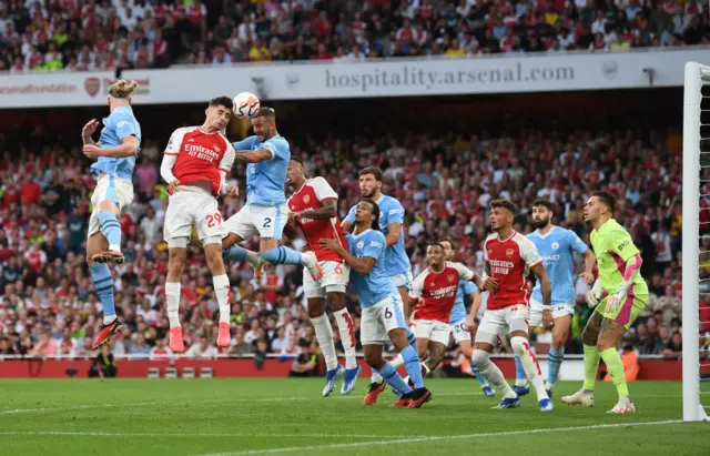 Arsenal 1-0 Manchester City in October 2023