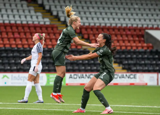 Murphy Agnew celebrates after scoring