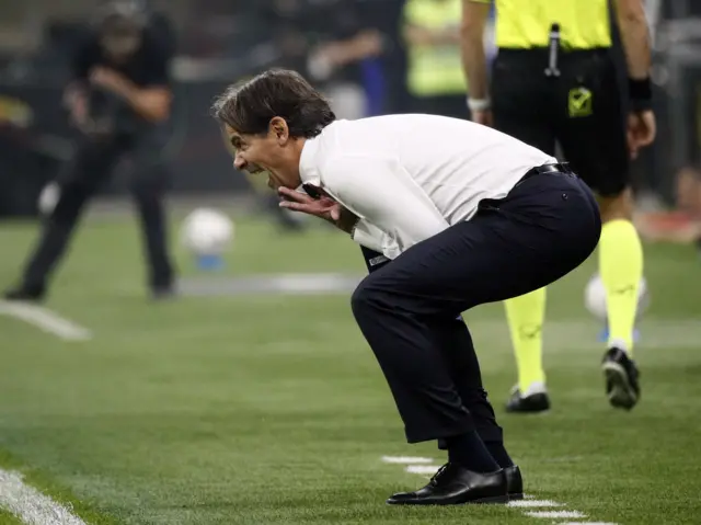 Inter Milan manager Simone Inzaghi