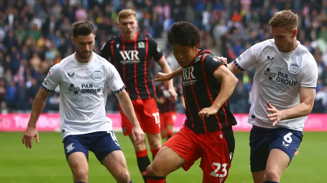 Preston take on Blackburn's Yuki Ohashi