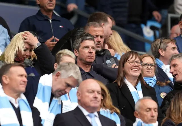 Noel Gallagher in the crowd