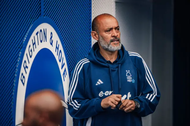 Nuno Espirito Santo arrives in the stadium