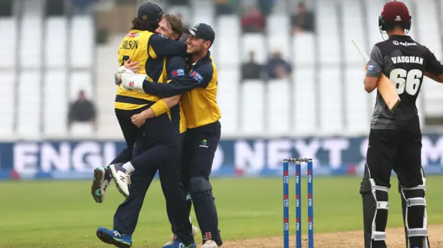 Glamorgan celebrate