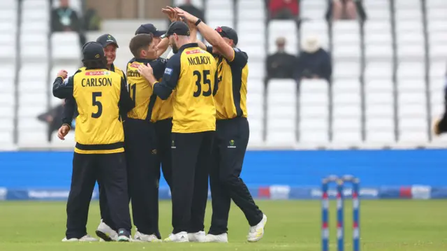 Glamorgan celebrate