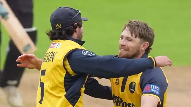 Glamorgan celebrate