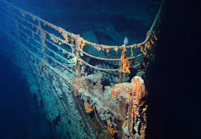 Titanic wreckage