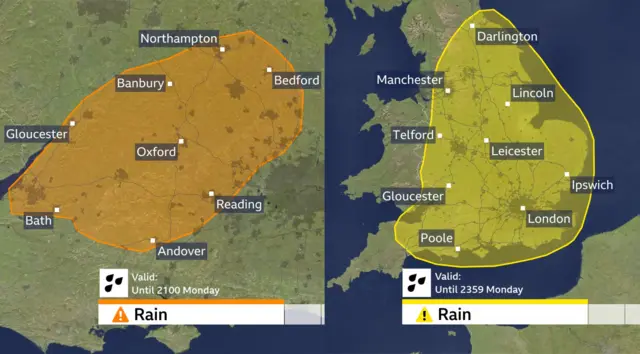 Weather warning graphics