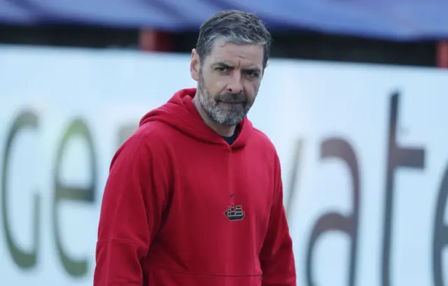 Larne manager Tiernan Lynch