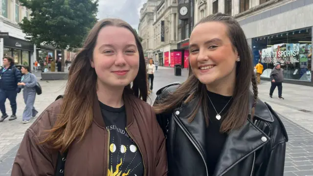 Lily and Mia in Liverpool