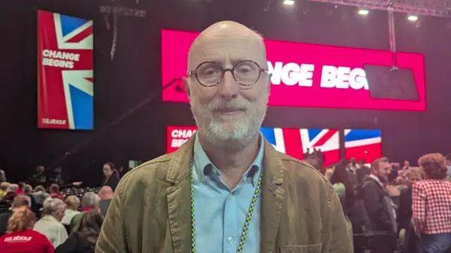 Steve Hynes at the Labour conference