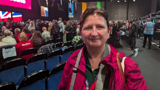 Angela Brady at the Labour conference