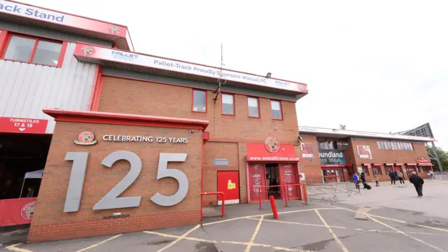 Exterior shot of Poundland Bescot Stadium