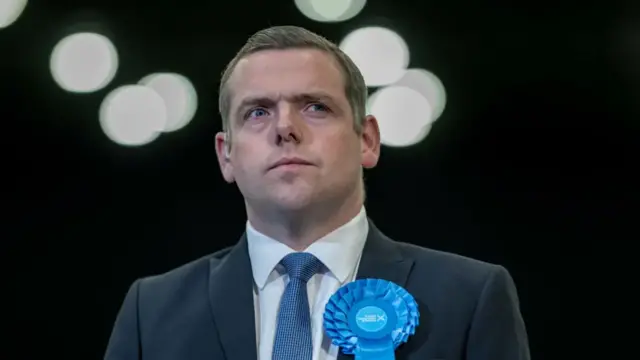 Douglas Ross announced he would quit during the general election campaign