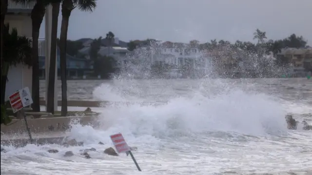 Waves swell in Florida