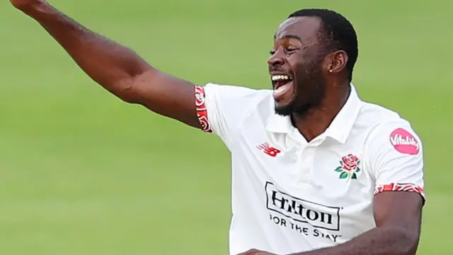 Anderson Phillip celebrates taking wicket