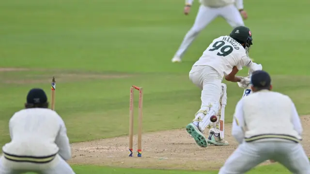 Haseeb Hameed bowled