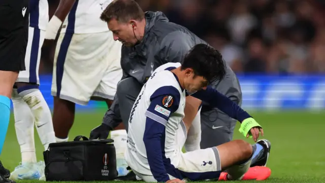 Son injured for Tottenham