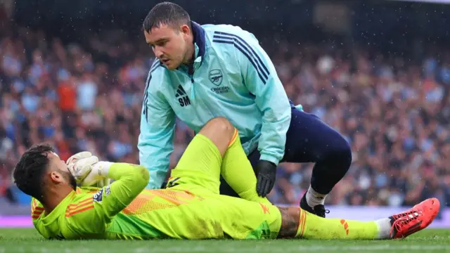 David Raya injured