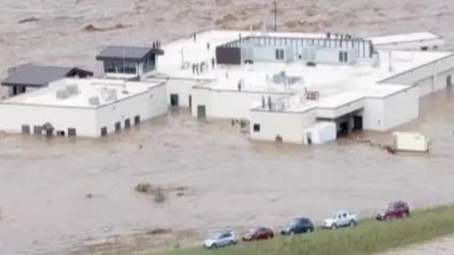 The flooded hospital