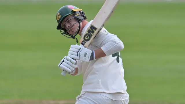 Freddie McCann batting