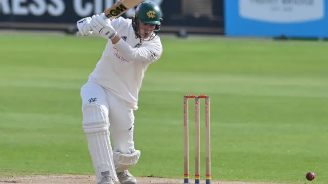 Freddie McCann batting