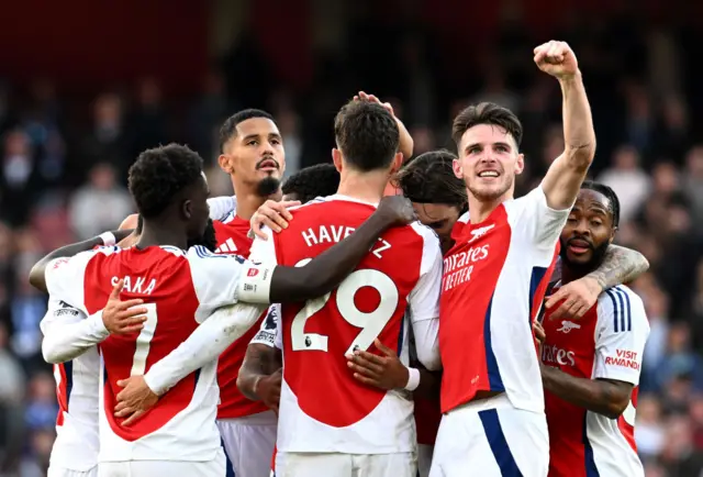 Arsenal celebrate