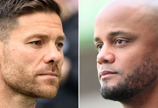 Xabi Alonso and Vincent Kompany