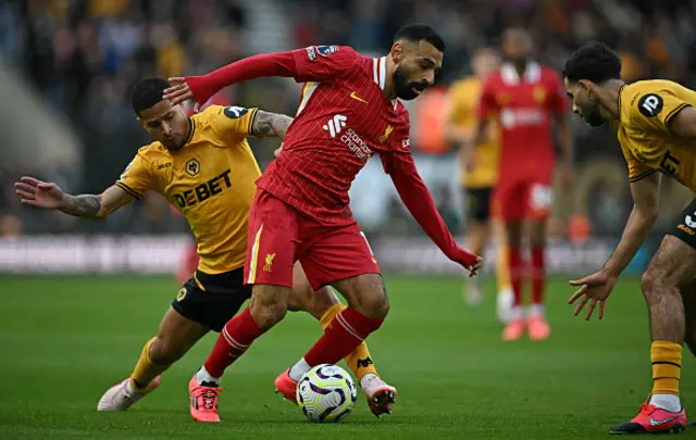 Mo Salah on the ball