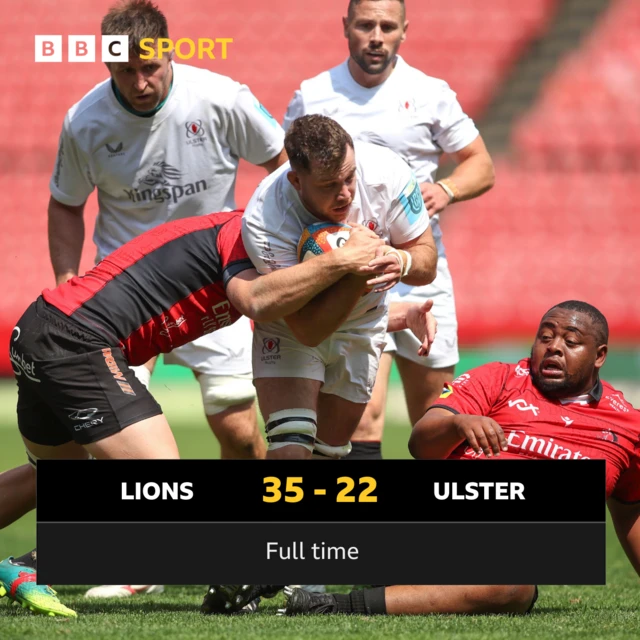 Lions 35-22 Ulster