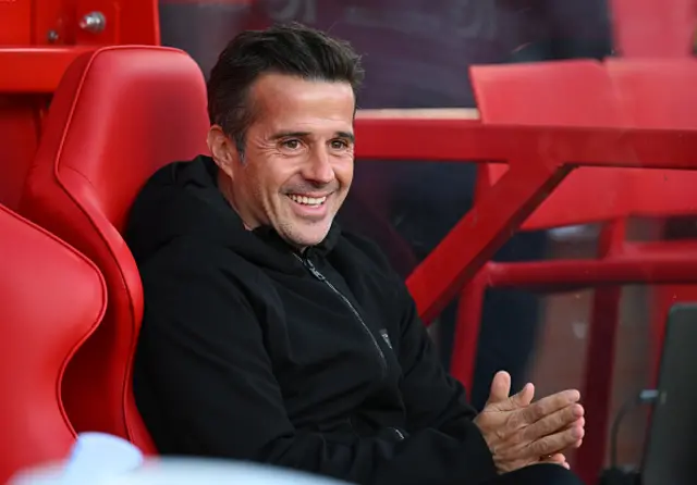 Marco Silva looks on