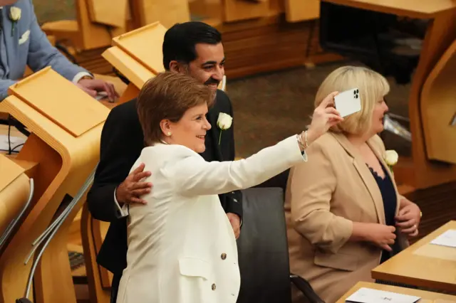 Nicola Sturgeon and Humza Yousaf