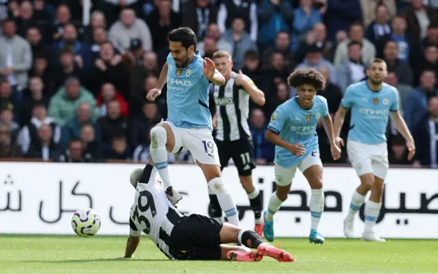 Ilkay Gundogan and Bruno Guimaraes