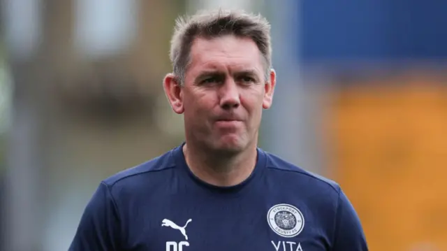 Stockport County manager Dave Challinor