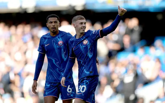 Cole Palmer of Chelsea celebrates