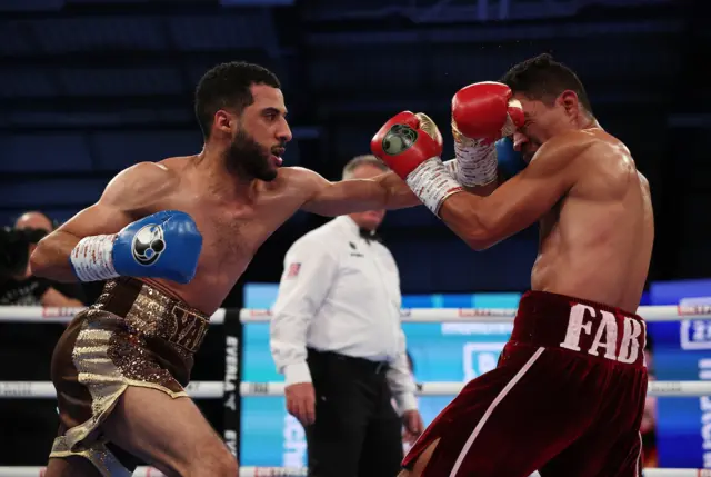 Galal Yafai lands a straight punch