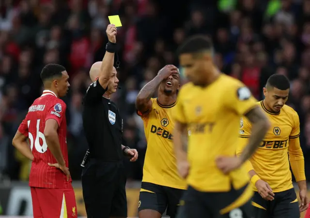 Andre yellow card