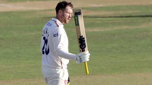 Matt Critchley celebrates century