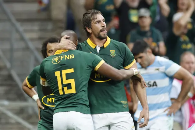 Springboks versus Argentina