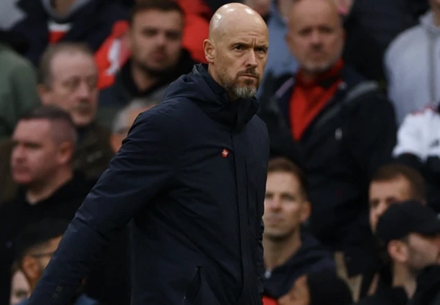 Erik ten Hag reacts