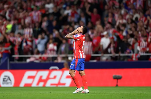 Angel Correa of Atletico de Madrid celebrates