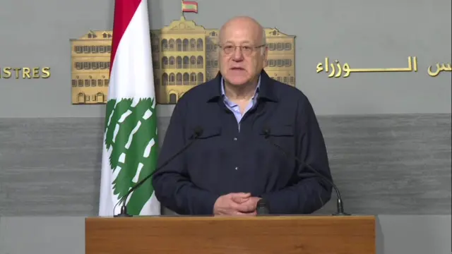 Lebanon's Prime Minister Najib Mikati