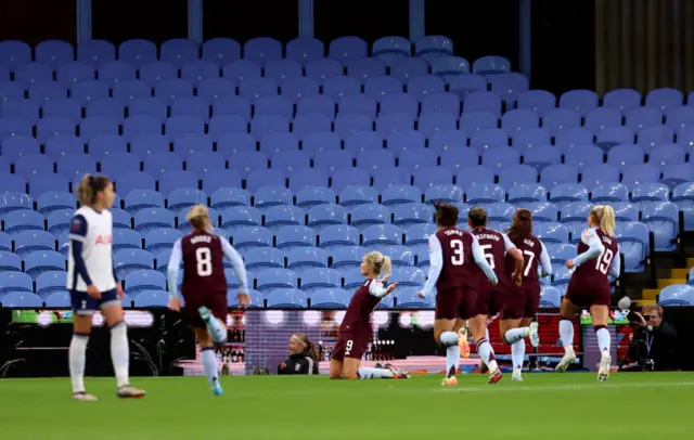 Rachel Daly celebrates