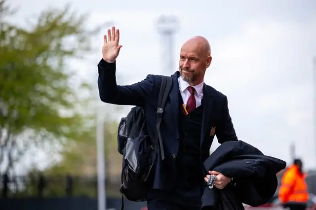 Manchester United Head Coach / Manager Erik ten Hag arrives